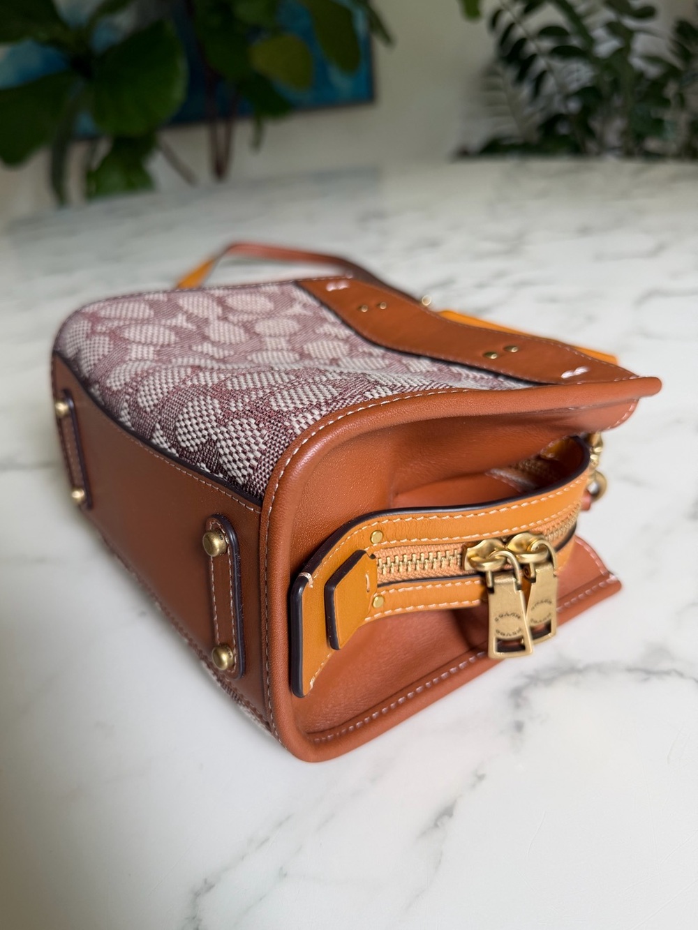 Coach Rogue 17 In Signature Textile Jacquard With Duck Motif C6164 Crossbody Bag - Picture 10 of 15
